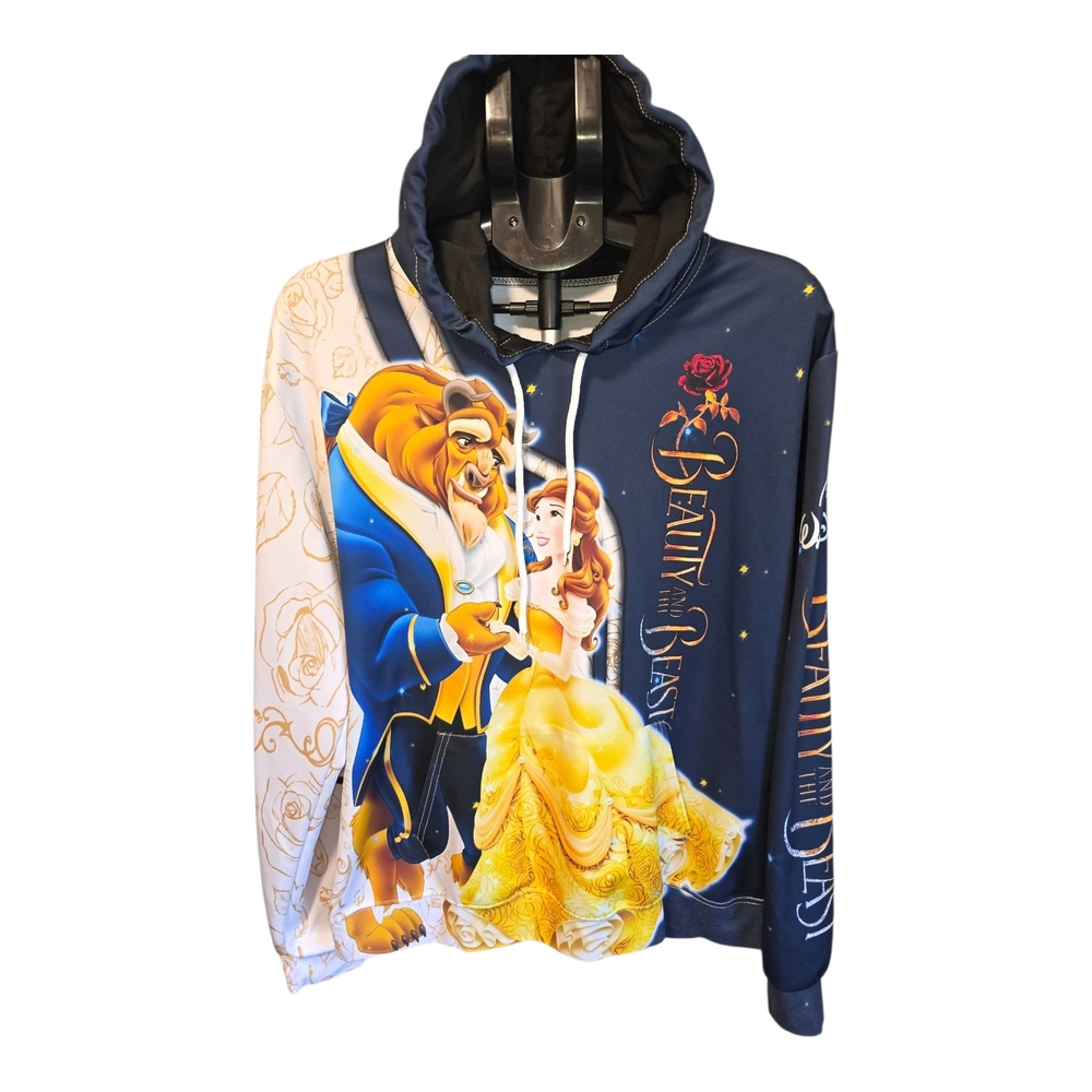Disney Beauty and the Beast Hoodie and Pants Set - Navy, Yellow, Black - Picture 2 of 11
